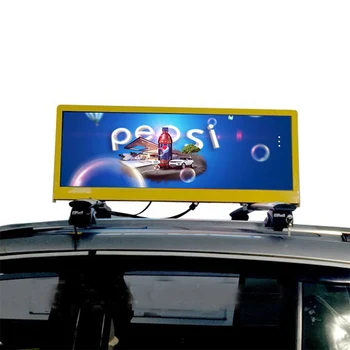 Наружная реклама P2.5/P3/P5 RGB Smart Control System Safety HD Programmable Sign Taxi Car Top LED Display