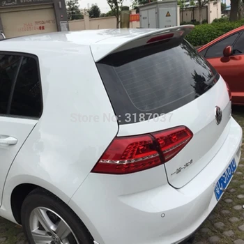 Для Volkswagen new Golf Спойлер 2014-2015 ABS пластик Неокрашенного цвета Задний спойлер на крыше Крыло Багажник Губа Крышка багажника Стайлинг автомобиля