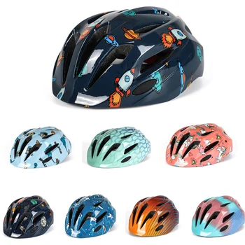 Детский велосипедный шлем Легкий и дышащий корпус из поликарбоната, корпус из пенополистирола, съемный вкладыш, балансировочный велосипедный шлем