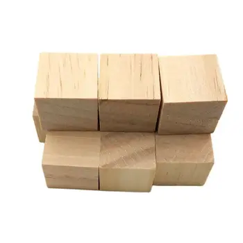 3 см /4 см /5 см Деревянные поделки своими руками Деревянный куб Дайте волю своему творчеству с помощью наших квадратных блоков ручной работы